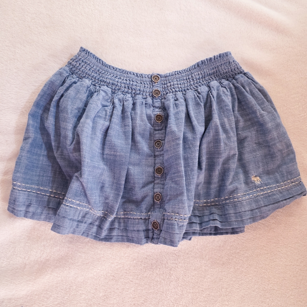 Abercrombie & Fitch Denim Blue Mini Skirt